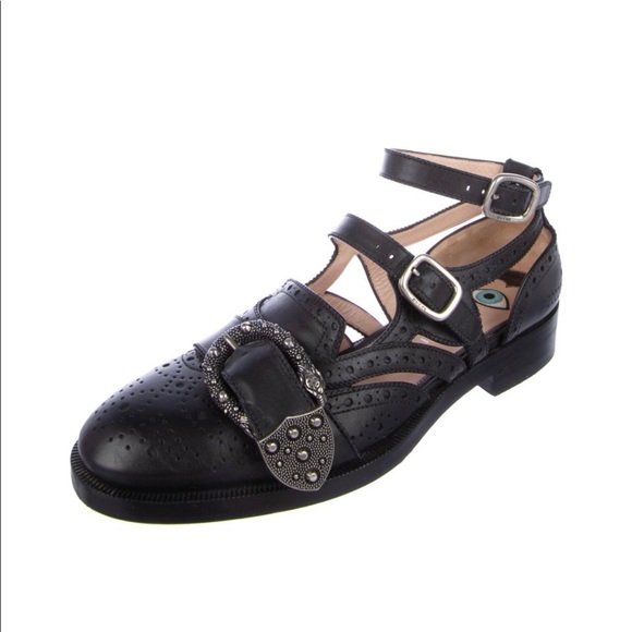 gucci brogues womens